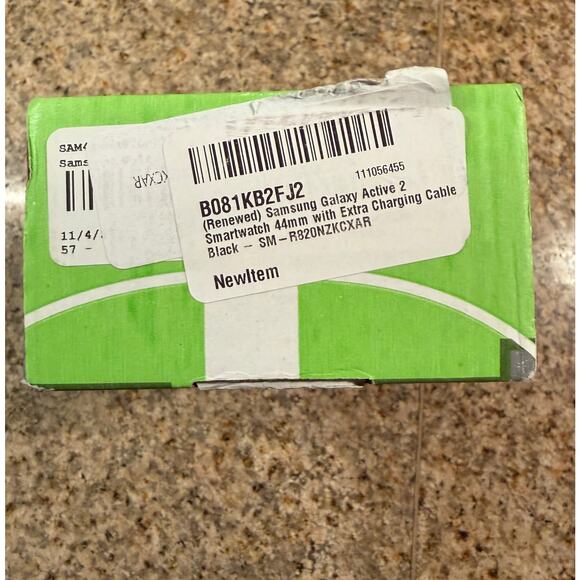 RENEWED Samsung Galaxy Active 2 Smartwatch 44mm With Extra Charging Cable Black - Picture 7 of 12